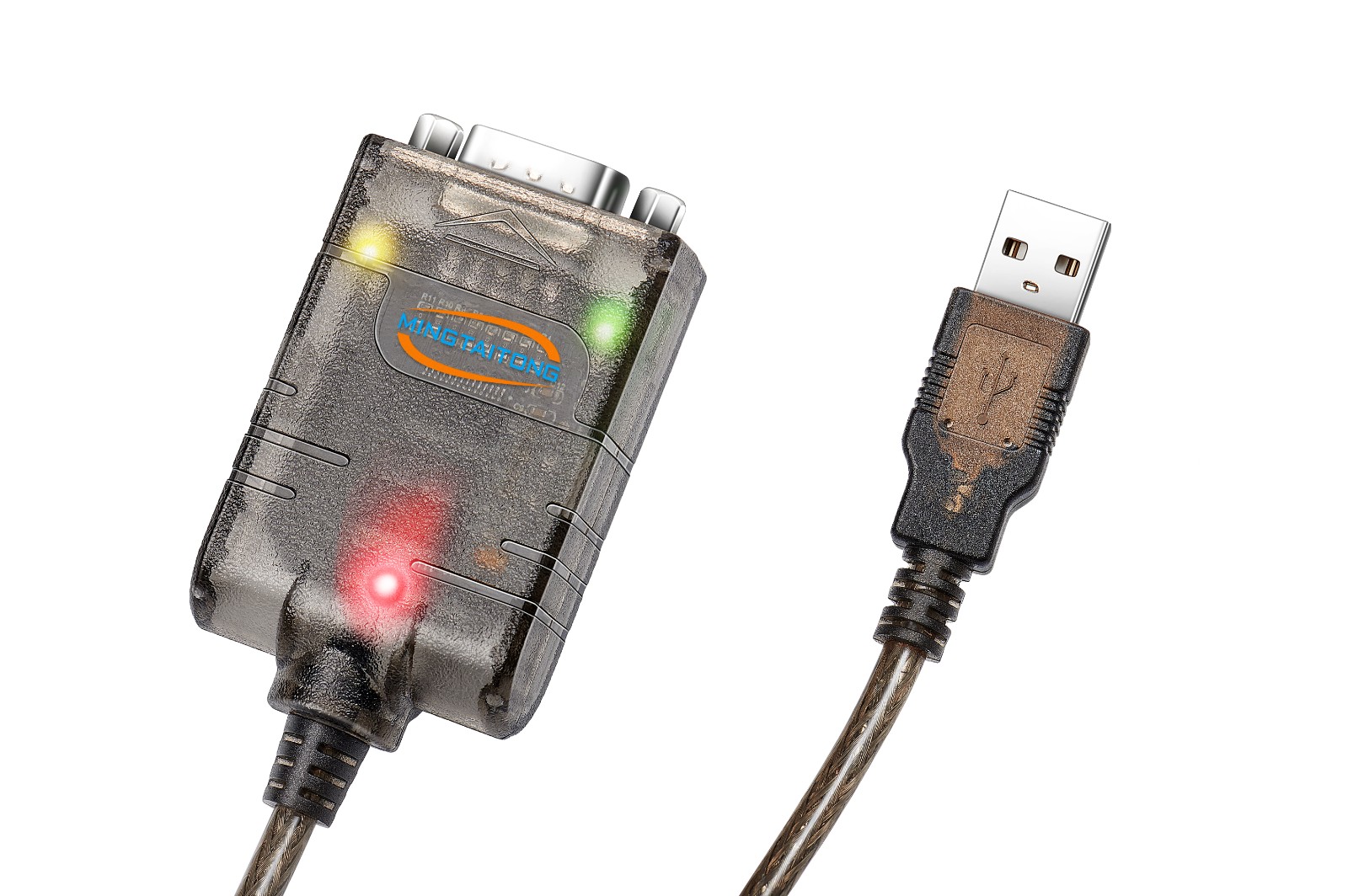 MT-108 USB 转 RS232 带指示灯 静电保护