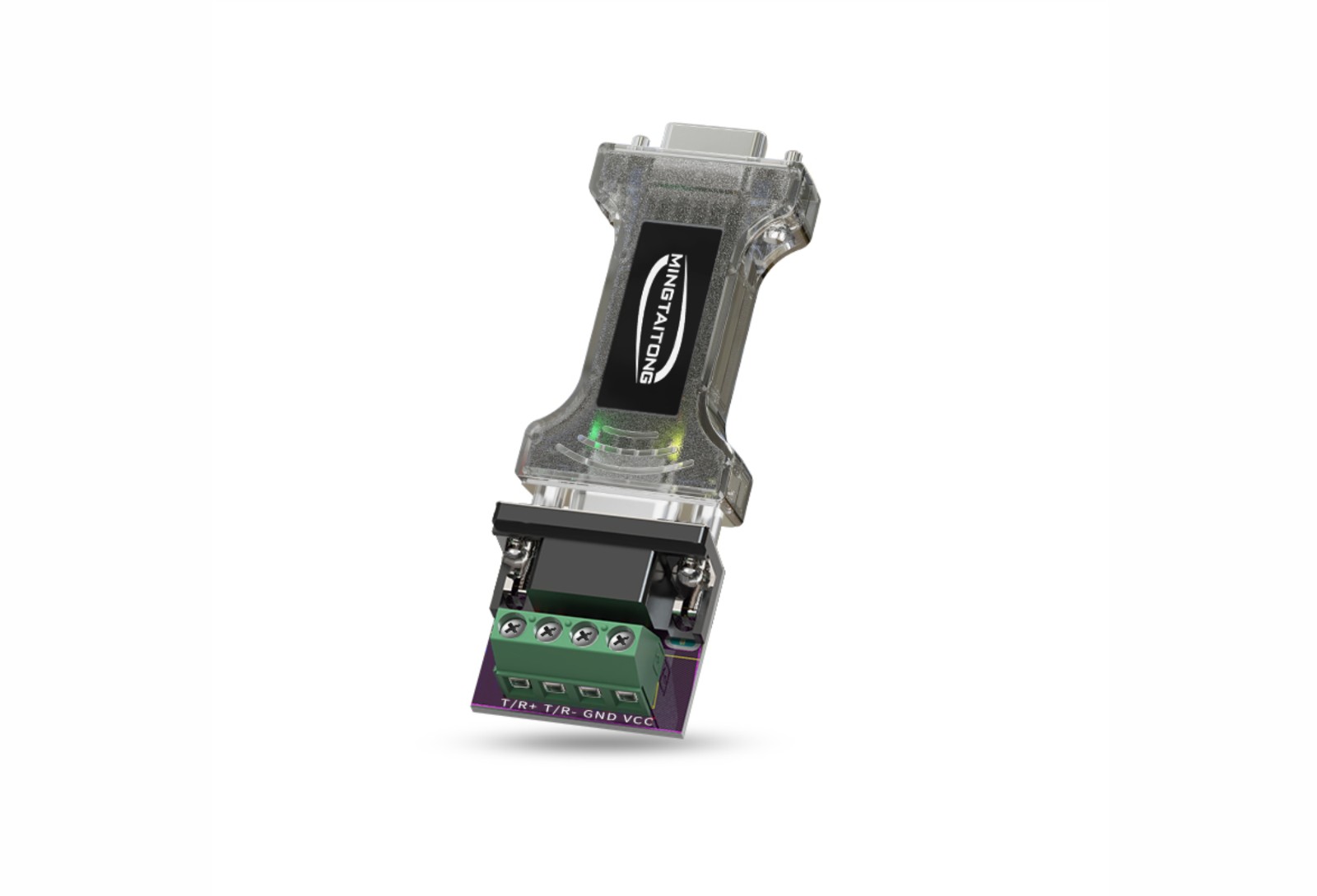 工业高速无源RS232转RS485 带信号指示灯